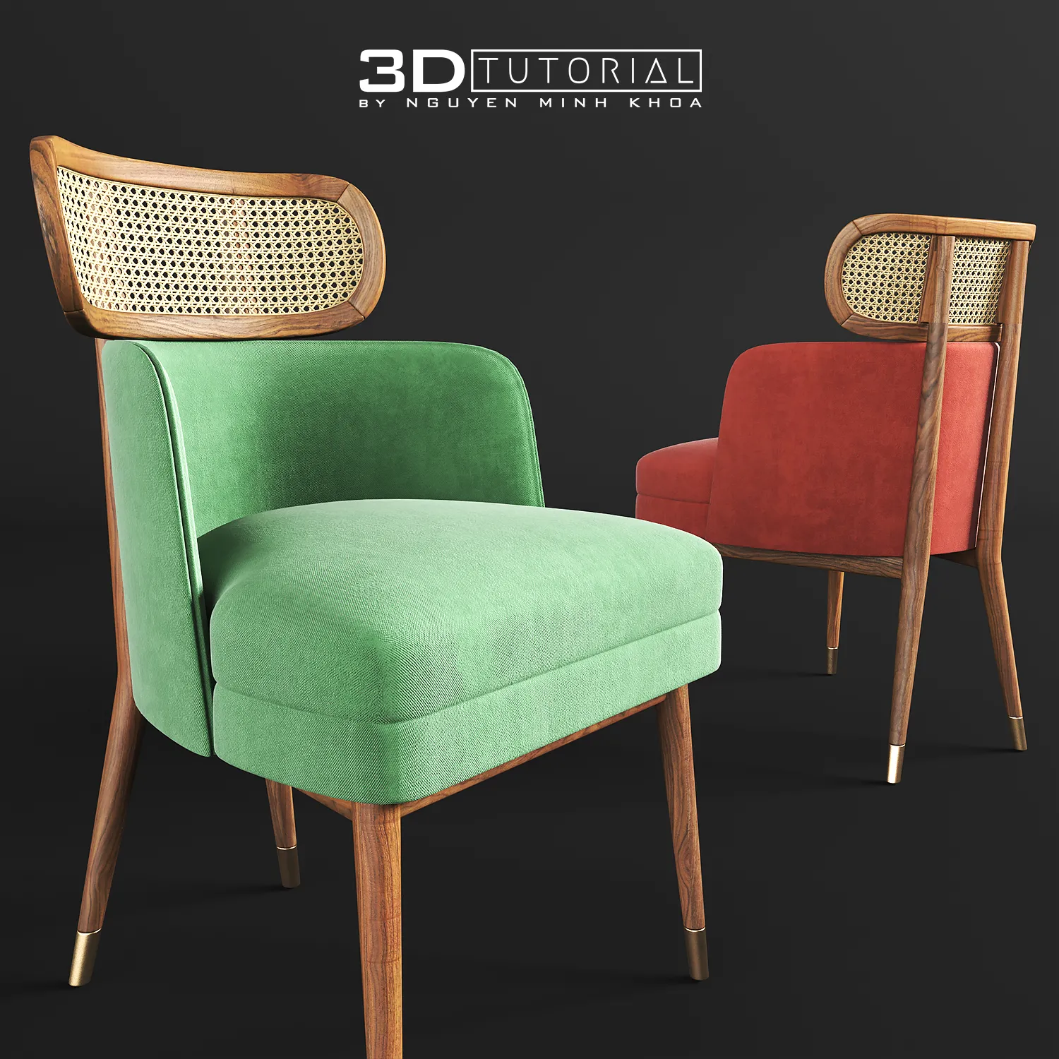 FURNITURE 3D MODELS – Dining Chair Carter modelbyNguyenMinhKhoa