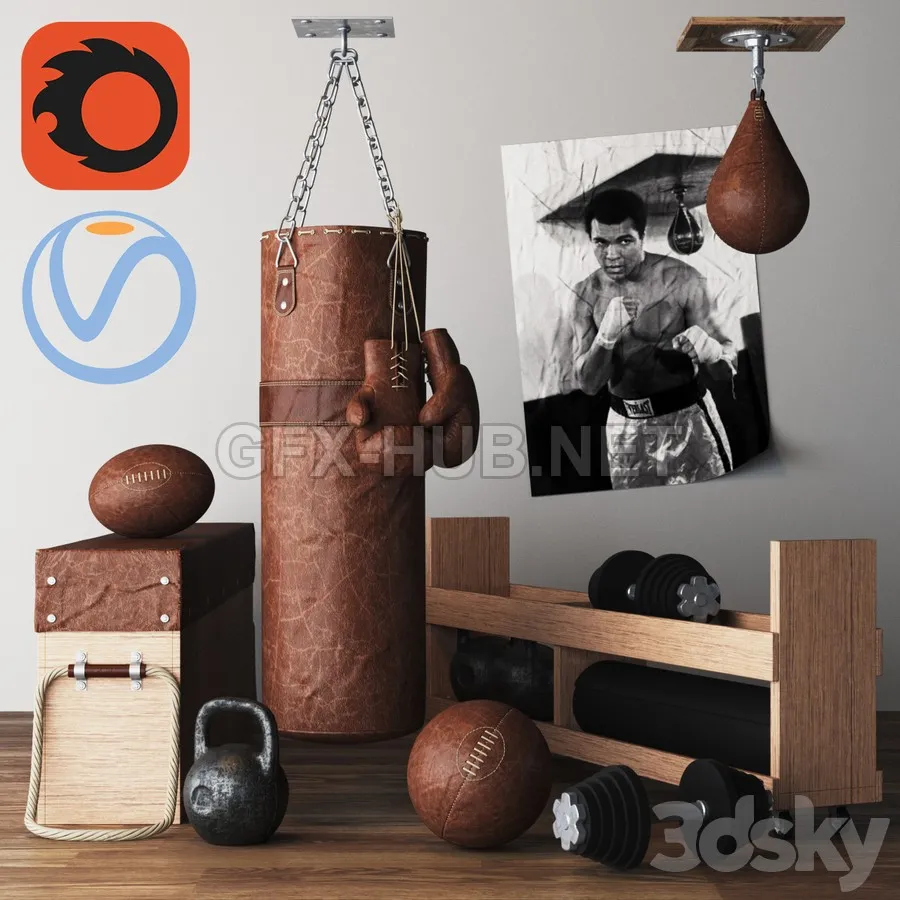 FURNITURE 3D MODELS – DIY Home Gym In A Box