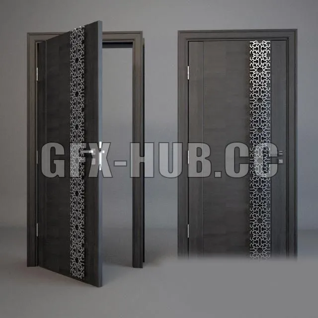 FURNITURE 3D MODELS – Door with decor