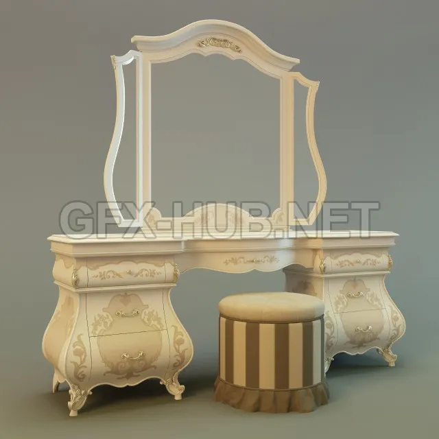 FURNITURE 3D MODELS – Dressing table Monreale