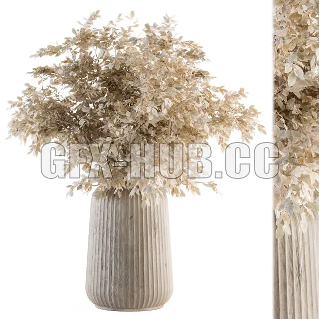 FURNITURE 3D MODELS – Dry Plants 46 Dried Plant Bouquet