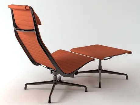 FURNITURE 3D MODELS – Eames Aluminium Chair 121