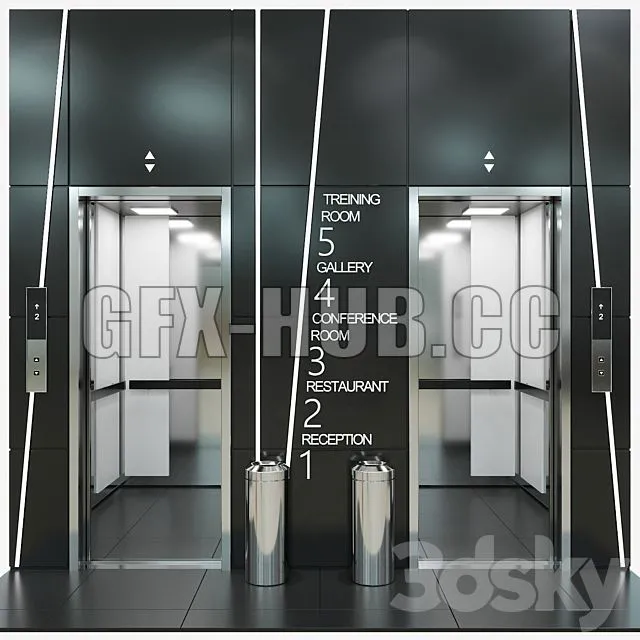 FURNITURE 3D MODELS – Elevator 4