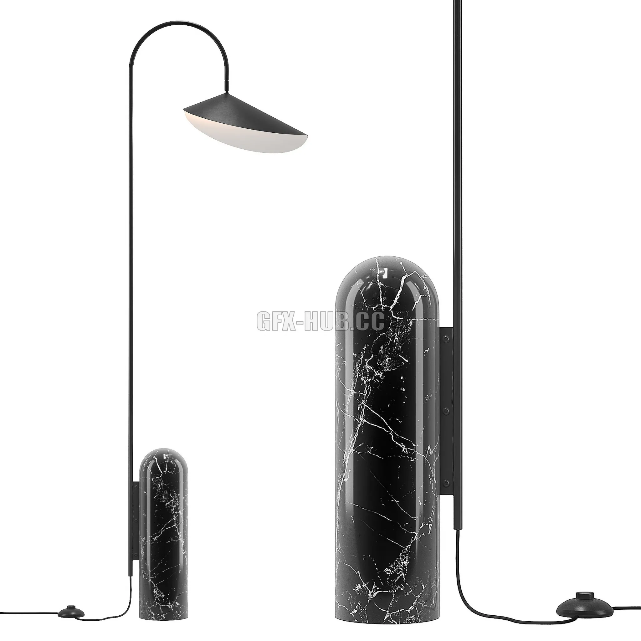 FURNITURE 3D MODELS – Ferm Living Arum Floor Lamp