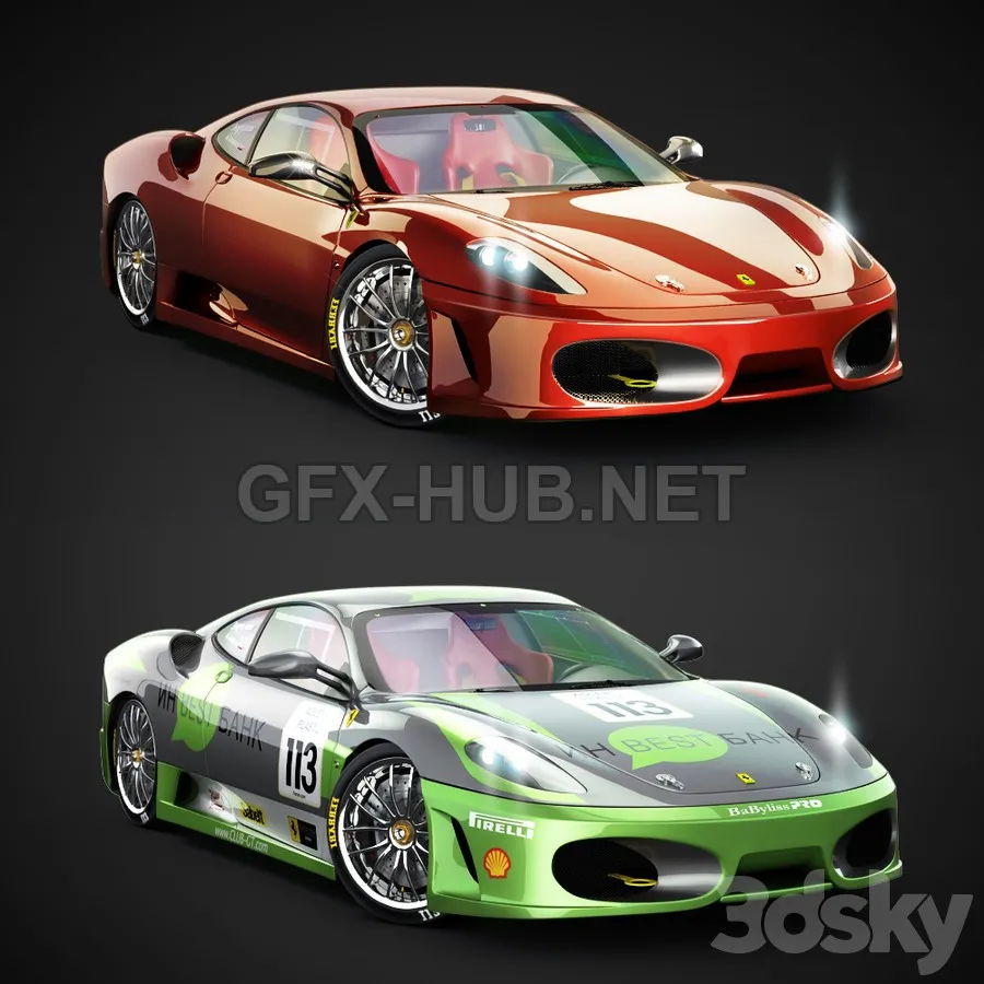 FURNITURE 3D MODELS – Ferrari F-450
