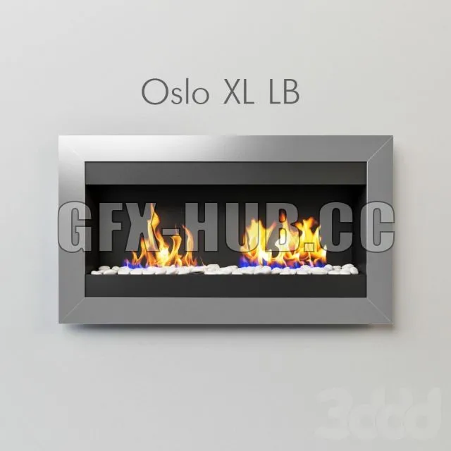FURNITURE 3D MODELS – fireplace Oslo XL LB