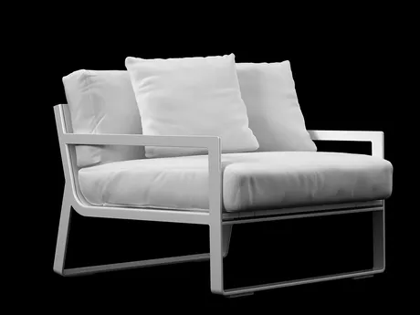 FURNITURE 3D MODELS – Flat armchair