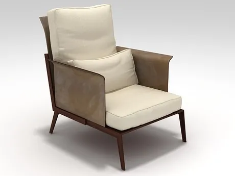 FURNITURE 3D MODELS – Flexform Happy hour armchair