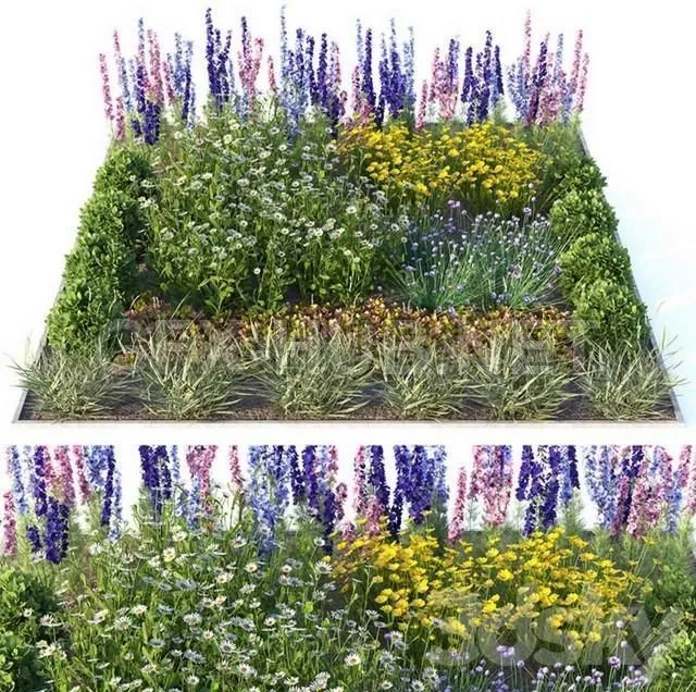 FURNITURE 3D MODELS – Flower garden 2