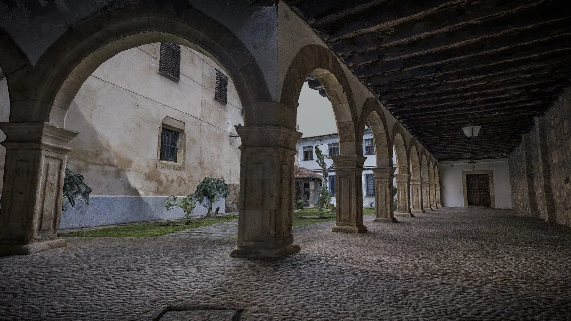 PBR Game 3D Model – Convento de las dueñas