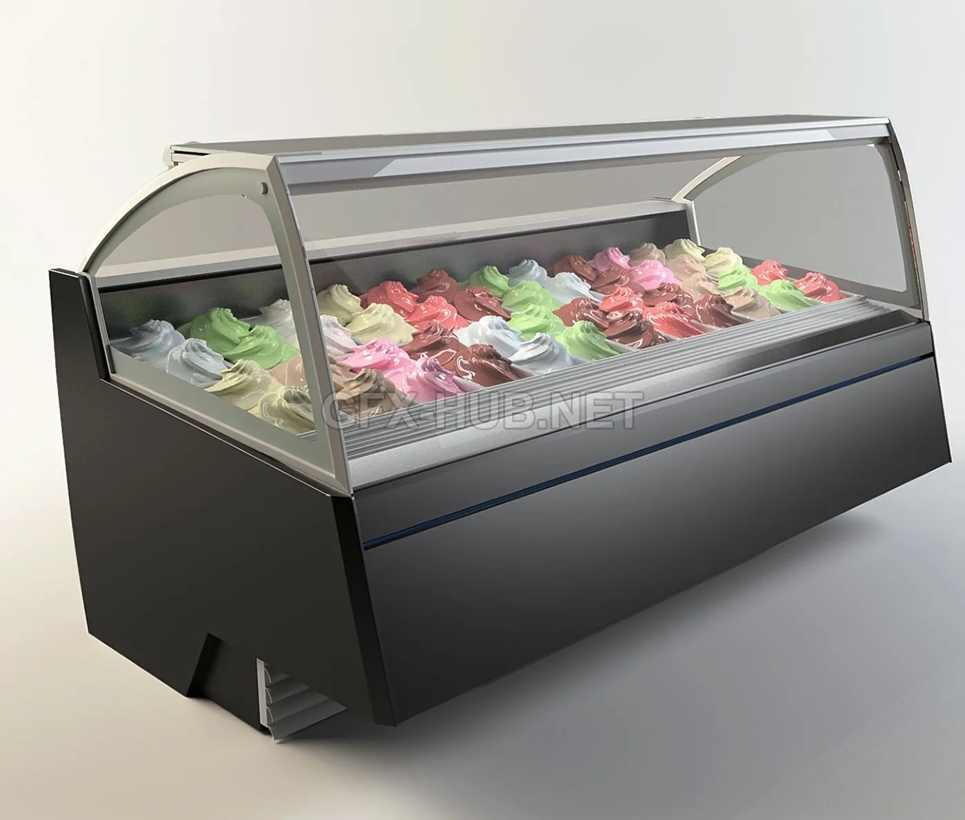 FURNITURE 3D MODELS – Gelostandard – Elite Freezer