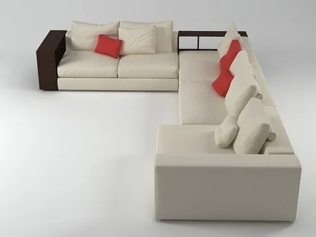 FURNITURE 3D MODELS – Groundpiece Sofa