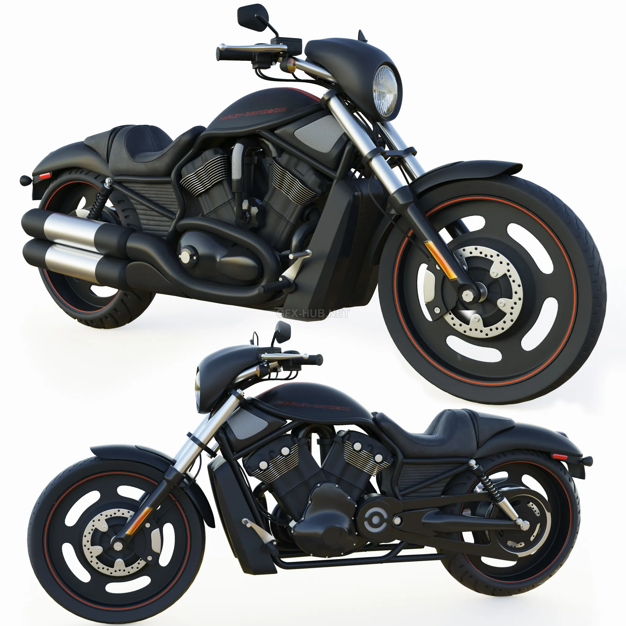 FURNITURE 3D MODELS – Harley-davidson night rod