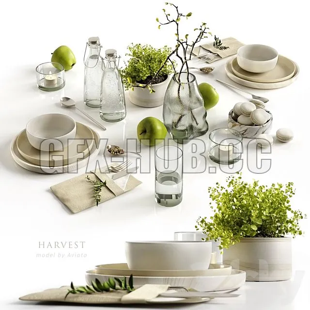 FURNITURE 3D MODELS – Harvest