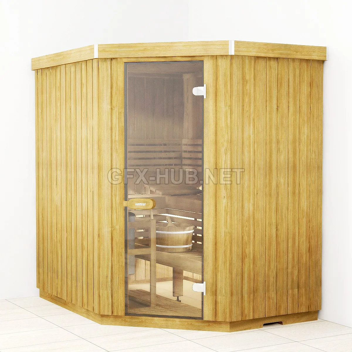 FURNITURE 3D MODELS – Harvia Variant sauna