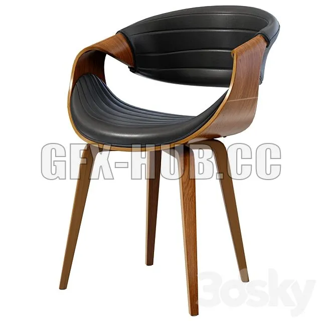 FURNITURE 3D MODELS – Hassell Upholstered Arm Chair