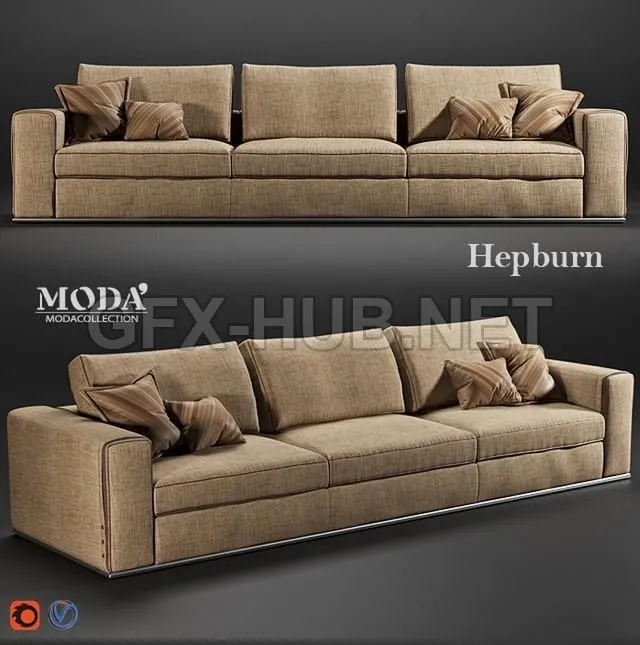 FURNITURE 3D MODELS – Hepburn sofa 2