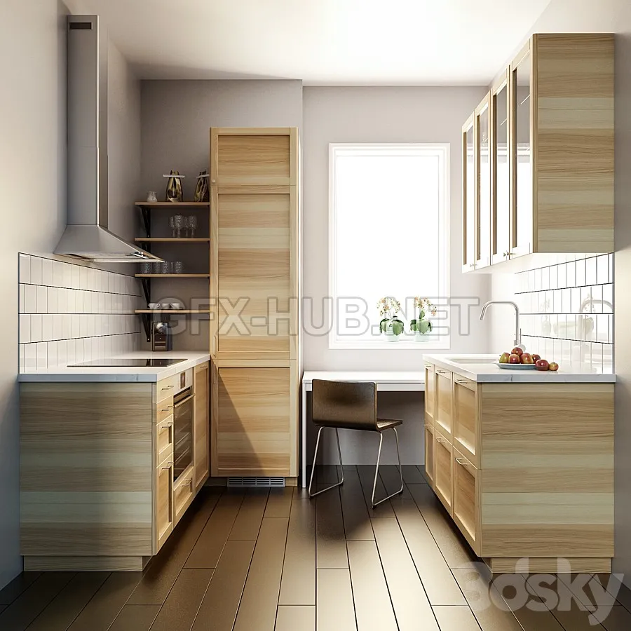 FURNITURE 3D MODELS – IKEA TORHEMN kitchen