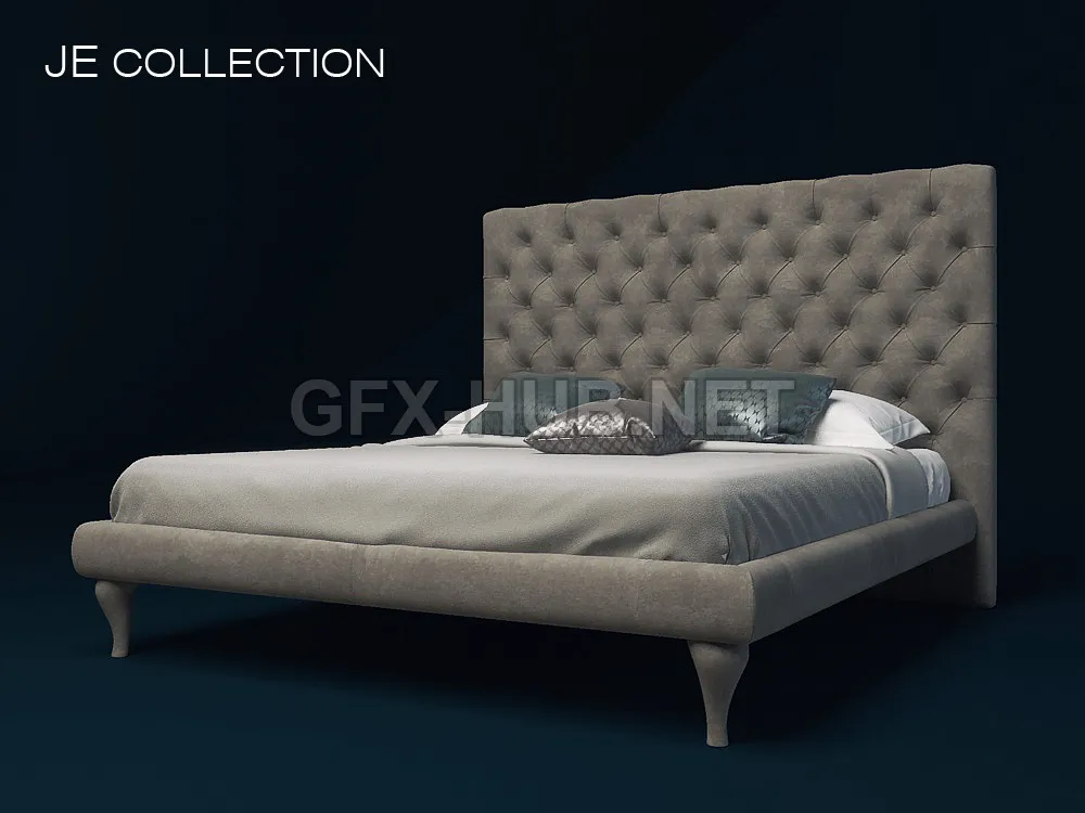 FURNITURE 3D MODELS – JE Collection Bed