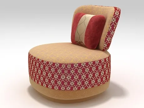 FURNITURE 3D MODELS – Juju Armchair – Sushi Collection