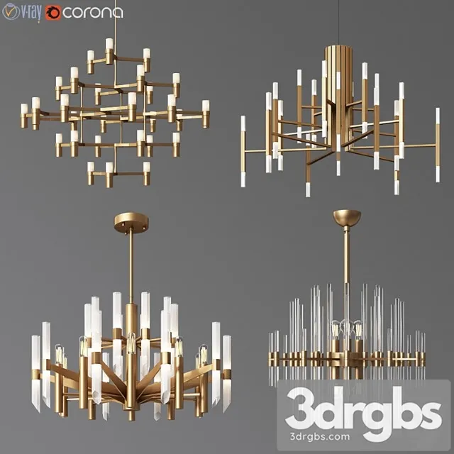 4 Celing Light Collection 05 3dsmax Download