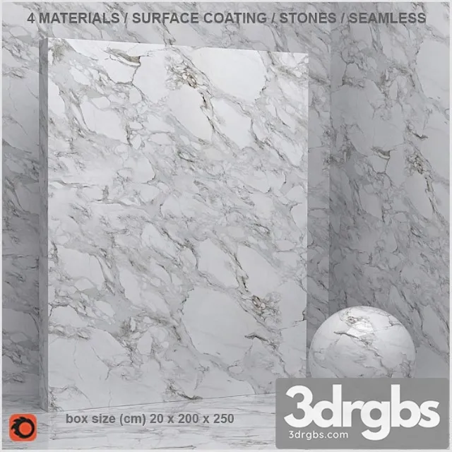 4 coating materials – stone (seamless) 3dsmax Download