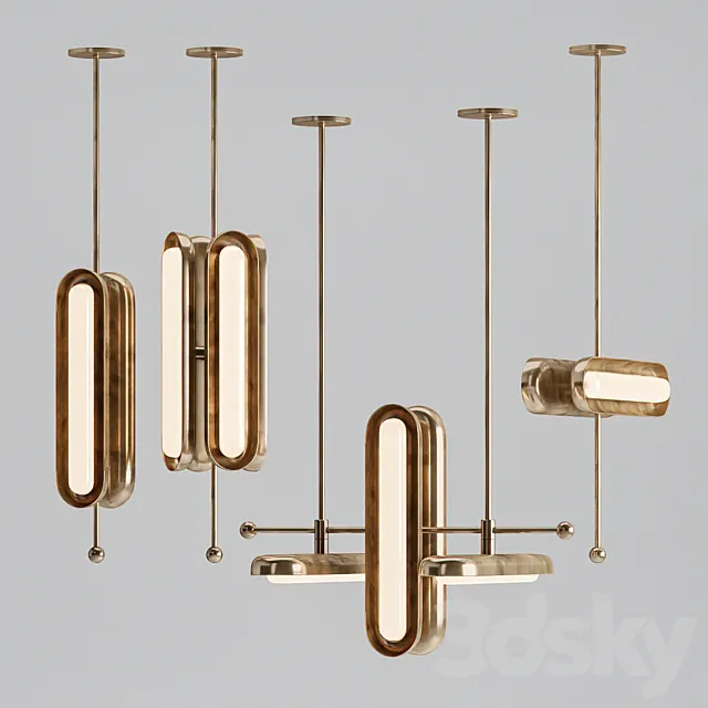 4 lamps Lampatron bind \ Apparatus Circuit 3ds Max