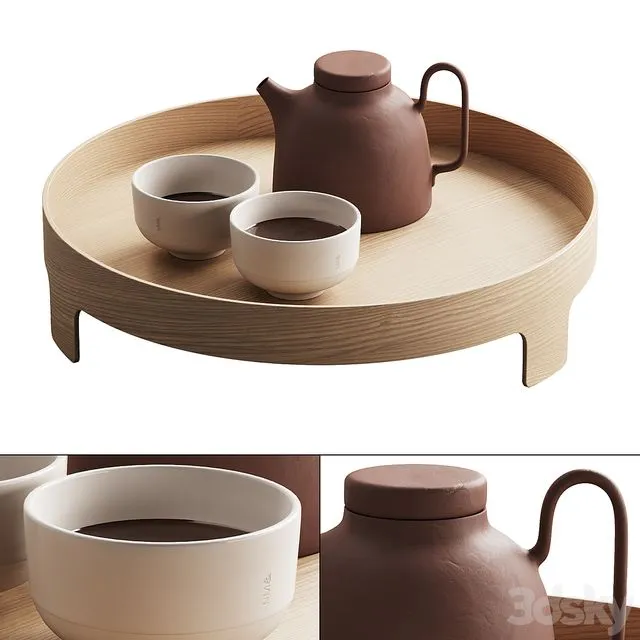 404 dishes decor set 16 tea kit by Design House Stockholm 01 3dsMax Model