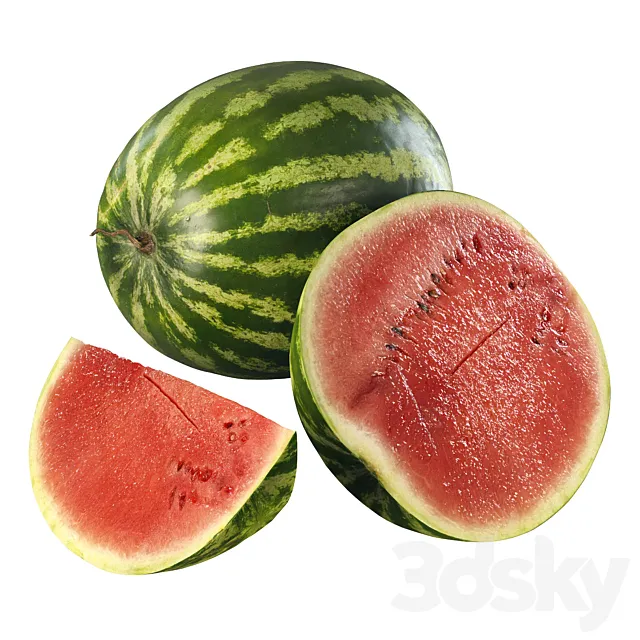 4k watermelon 3DS Max Model