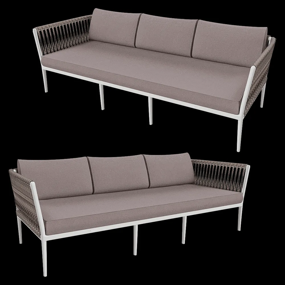 4SiS – 3 seater sofa Kasablanka 3ds Max