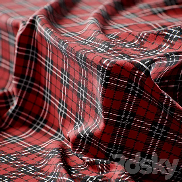 5 Tartan Fabric Texture 2k-vol1-seamless-PBR + SBSAR 3ds Max