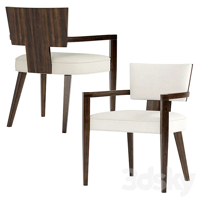 55 Broadway Armchair 3ds Max