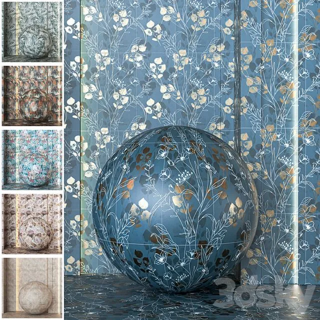 6 in 1 4K Italon Boutique Pack Textures & Materials – Seamless – Vol 1 3dsMax Model