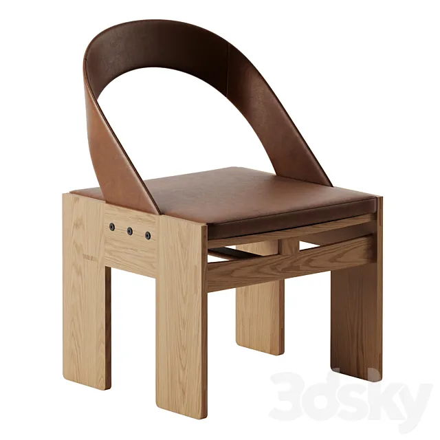 618 chair by Carlo Scarpa 3ds Max