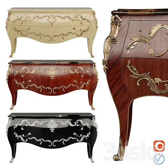 6706 – P_Commode 3ds Max