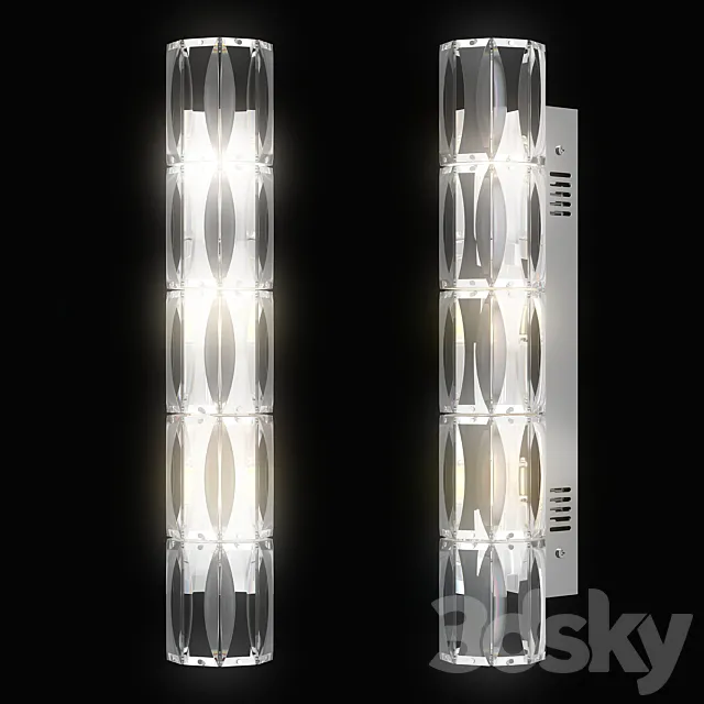 722620 Limpio Lightstar Sconce 3ds Max