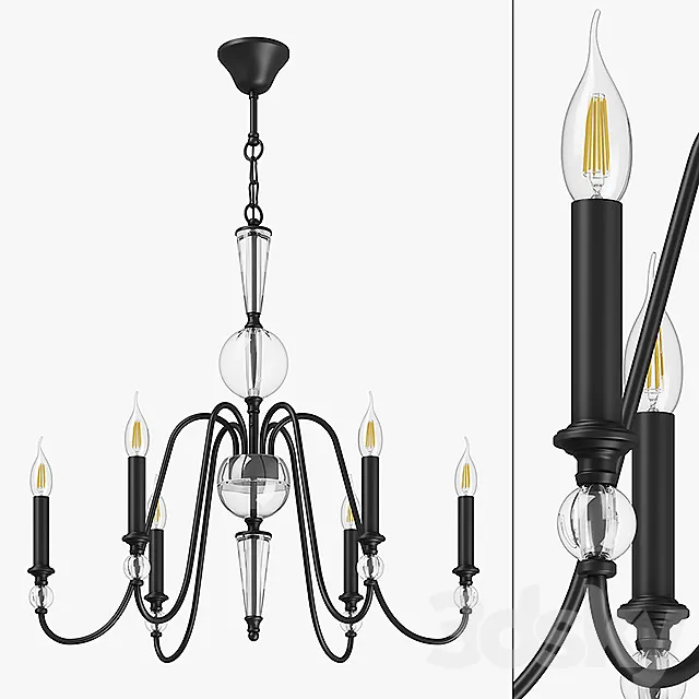 732067 Ragno Lightstar ceiling chandelier 3ds Max