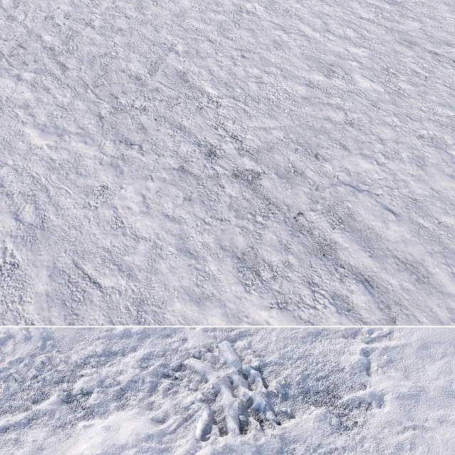 8k seamless snow square material 03 3dsMax Model