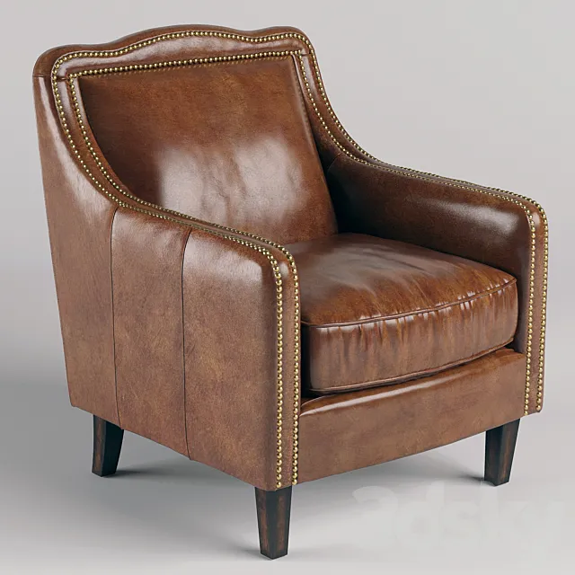 973 Club Chair 3ds Max