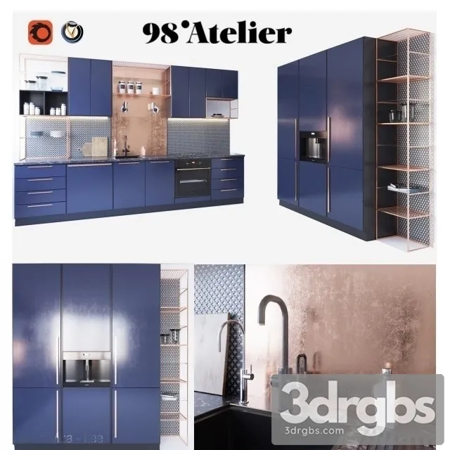 98 Atelier Kitchen 3dsmax Download