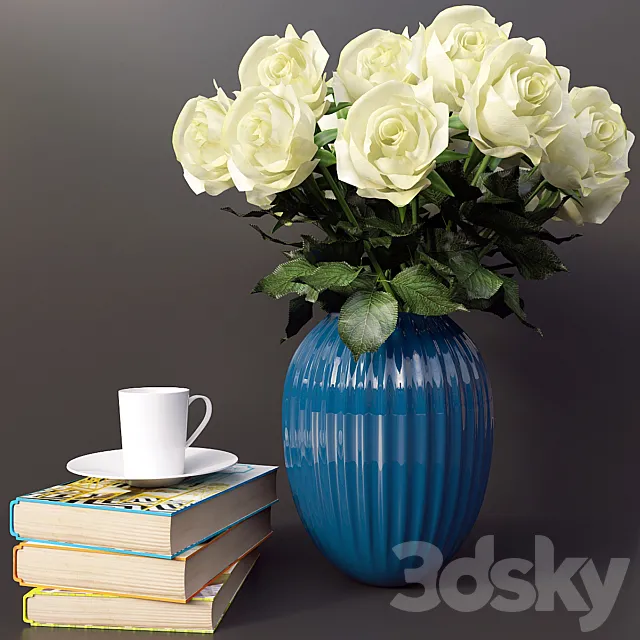 A bouquet of roses 10 3DSMax File