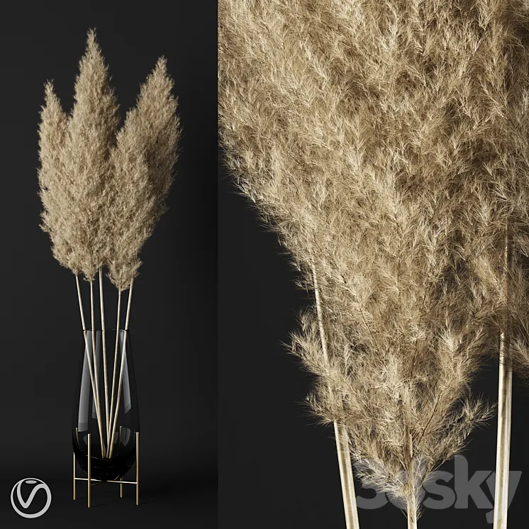 A bunch of pampas 3DS Max