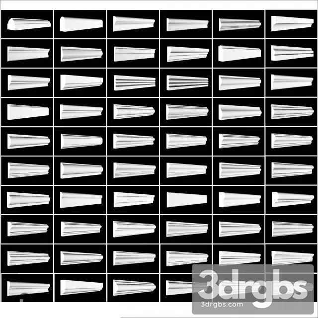 A Collection Linear Molding 3dsmax Download