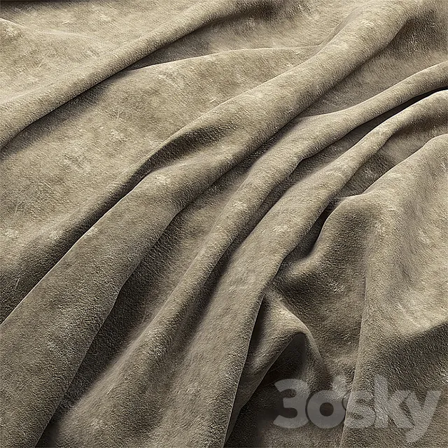 A collection of suede fabrics. 3DSMax File