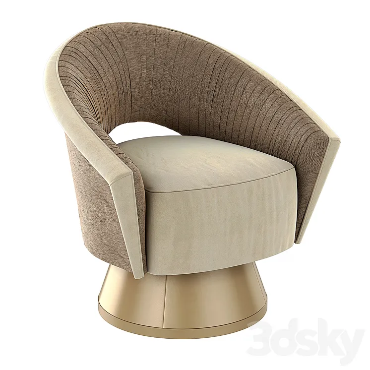 A COM-PLEAT CARACOLE Chair 3DS Max Model