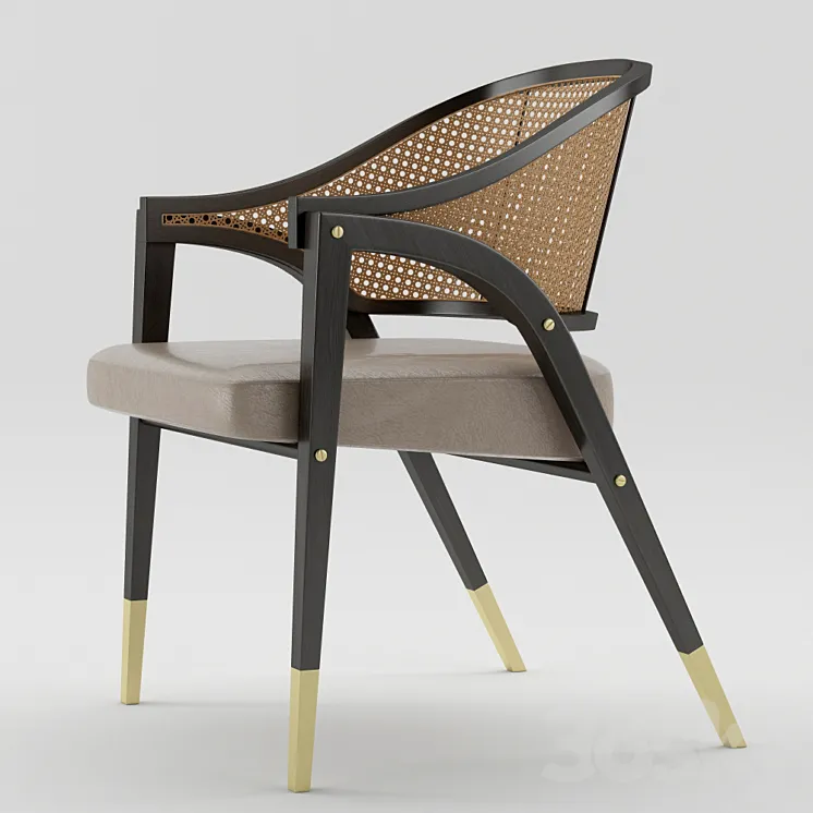 A-Frame Chair by Edward Wormley 3DS Max