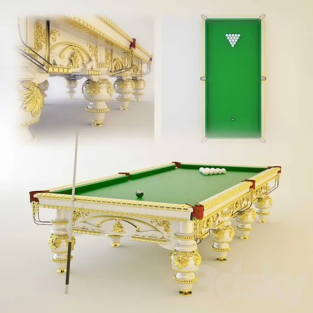 A pool table 3DSMax File