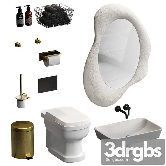 A Set Of Accessories For The Bathroom 3dsmax Download