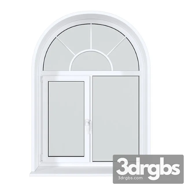 A set of arched plastic windows 18 3dsmax Download