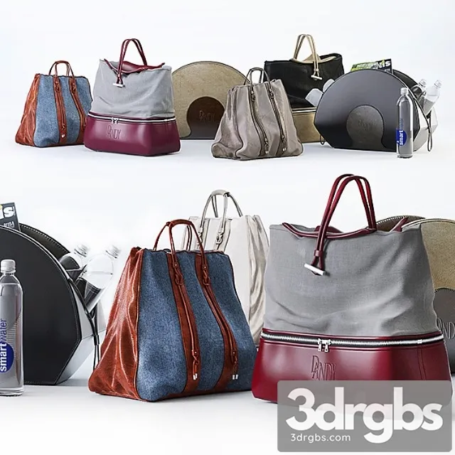 A Set Of Bags Dandy Bag 3dsmax Download